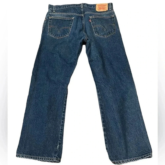 VTG Levi’s Y2K 517 36x30 Bootcut Mens Jeans Medium Wash Vintage Denim - Picture 3 of 10